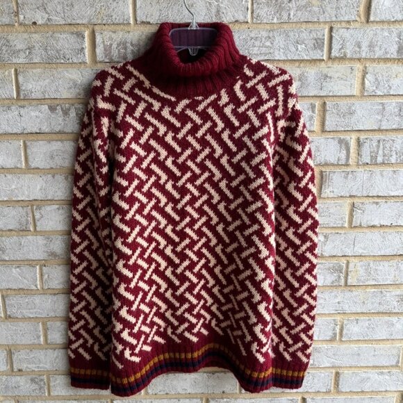 Lands' End Canvas 1963 Long Sleeve Turtleneck Pullover Sweater Men's Size XL - Picture 1 of 9